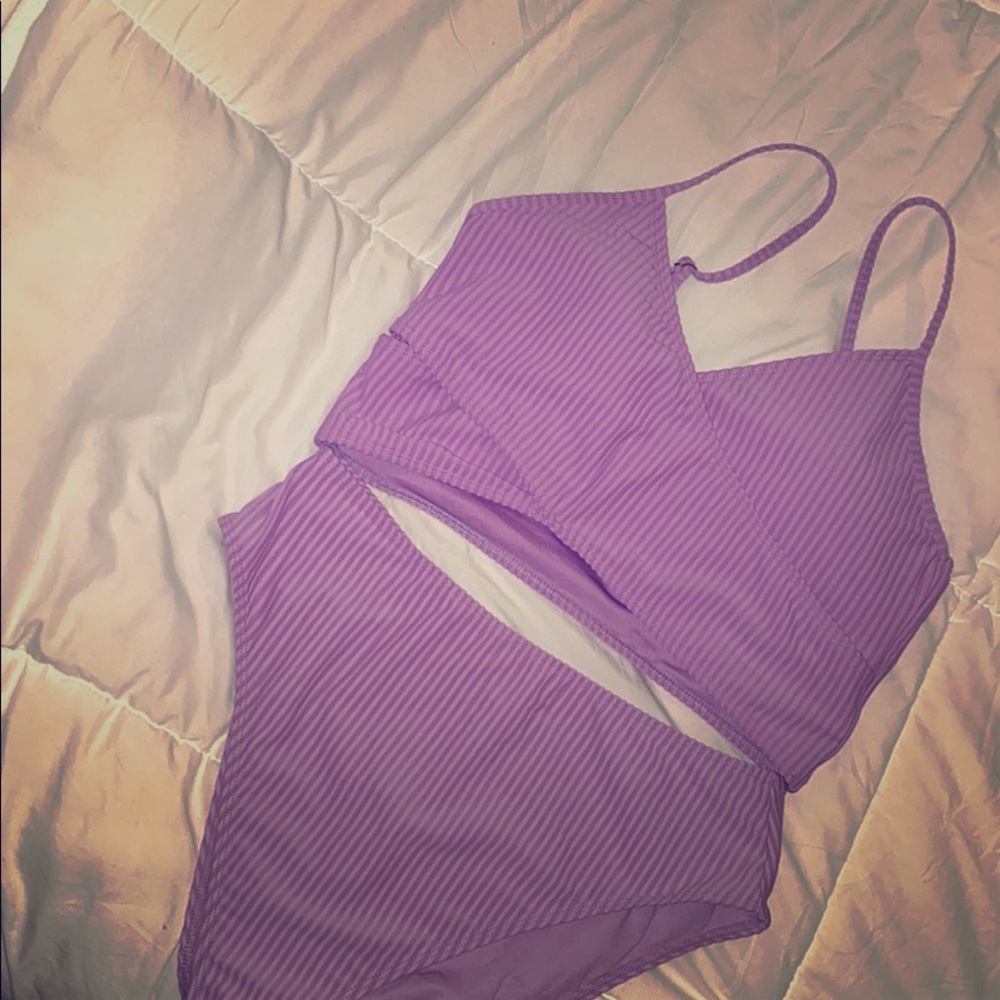 Purple bikini